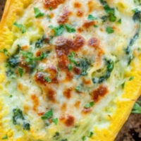 Instant Pot Garlic Parmesan Spaghetti Squash