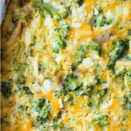 cheesy chicken broccoli casserole