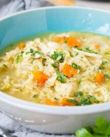 Instant Pot Chicken Rice Soup