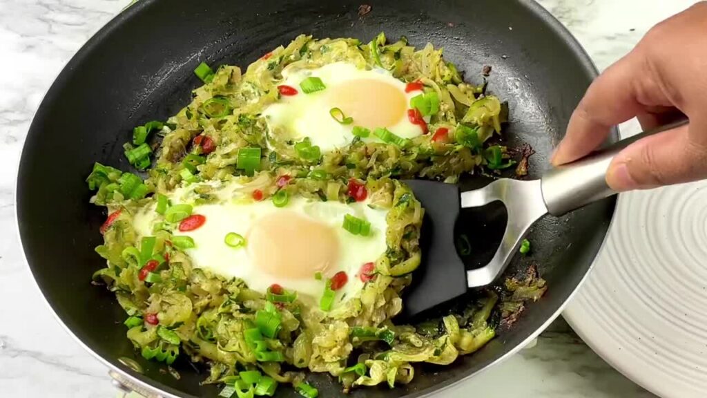 Low Carb Zucchini Hash Eggs