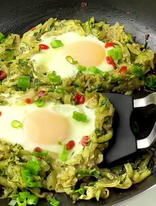 Low Carb Zucchini Hash Eggs