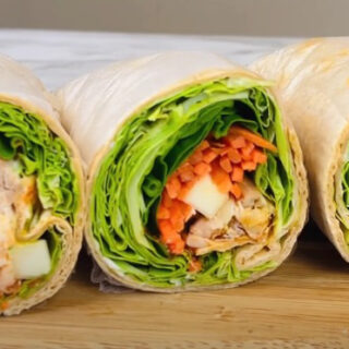 Keto Chicken Burrito Wrap