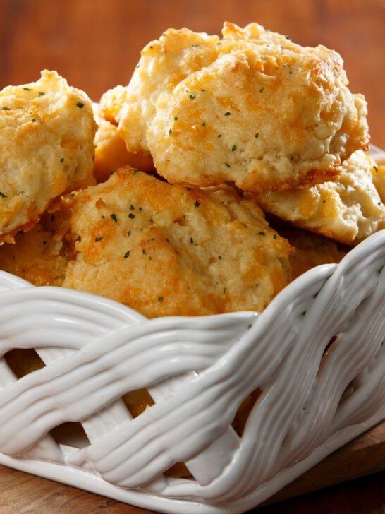 Air Fryer Keto Cheddar Biscuits