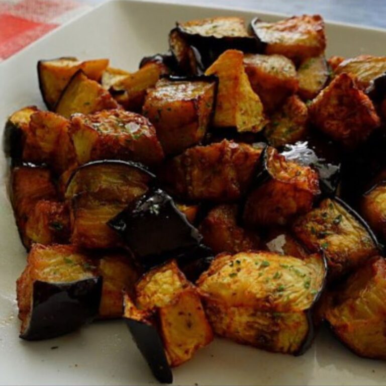 air fryer roasted eggplant recipe