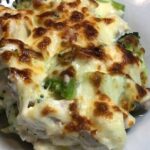 keto chicken alfredo casserole