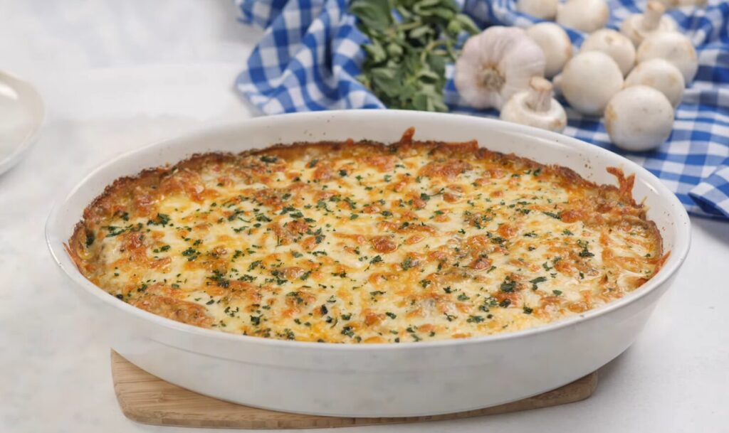 keto chicken cheese bake