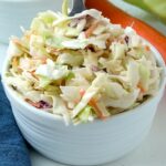 Keto Coleslaw with dressing