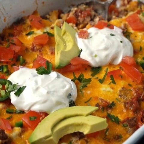Keto Taco Casserole