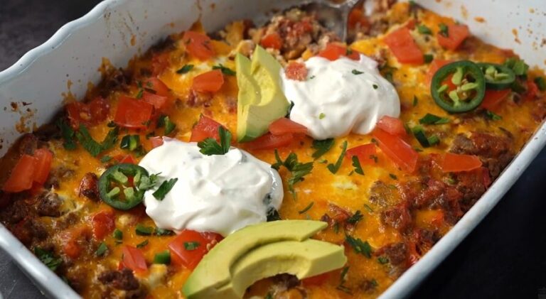 Keto Taco Casserole