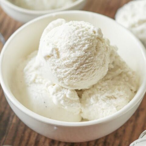 Keto vanilla ice cream.